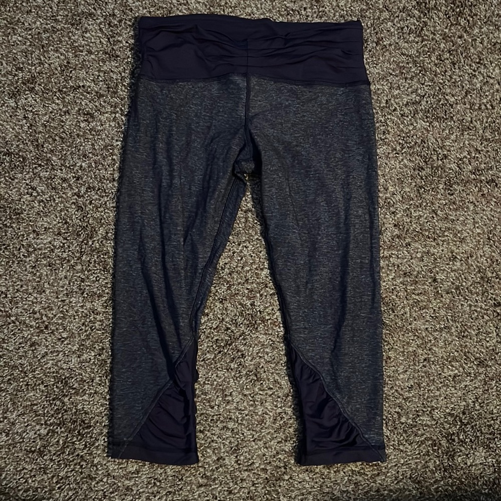 Gray-blue Lululemon leggings, size 10